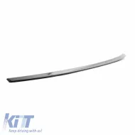 Trunk Spoiler suitable for Audi A6 C7 11-18 Glossy Black From Abs Plastic-image-6317101