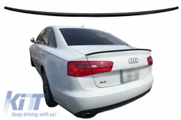 image-18-Trunk Spoiler suitable for Audi A6 C7 4G 4 Doors (2011-2018) Piano Black