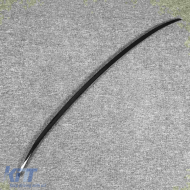 Trunk spoiler suitable for Audi A6 C8 2018- Black Piano Lacquer Slim Style-image-6261042