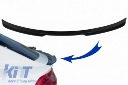 Trunk Spoiler suitable for Audi Q8 SUV 2018+ Piano Black From Abs Plastic - CGRTSA6039886