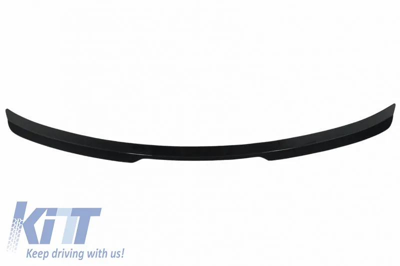 Trunk Spoiler suitable for Audi Q8 SUV 2018+ Piano Black From Abs Plastic