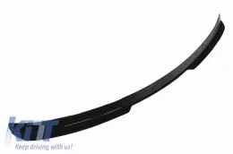 Trunk Spoiler suitable for Audi Q8 SUV 2018+ Piano Black From Abs Plastic-image-6318273