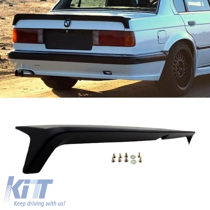 Trunk Spoiler suitable for BMW 3 E30 82-94 Zender Look from ABS plastic