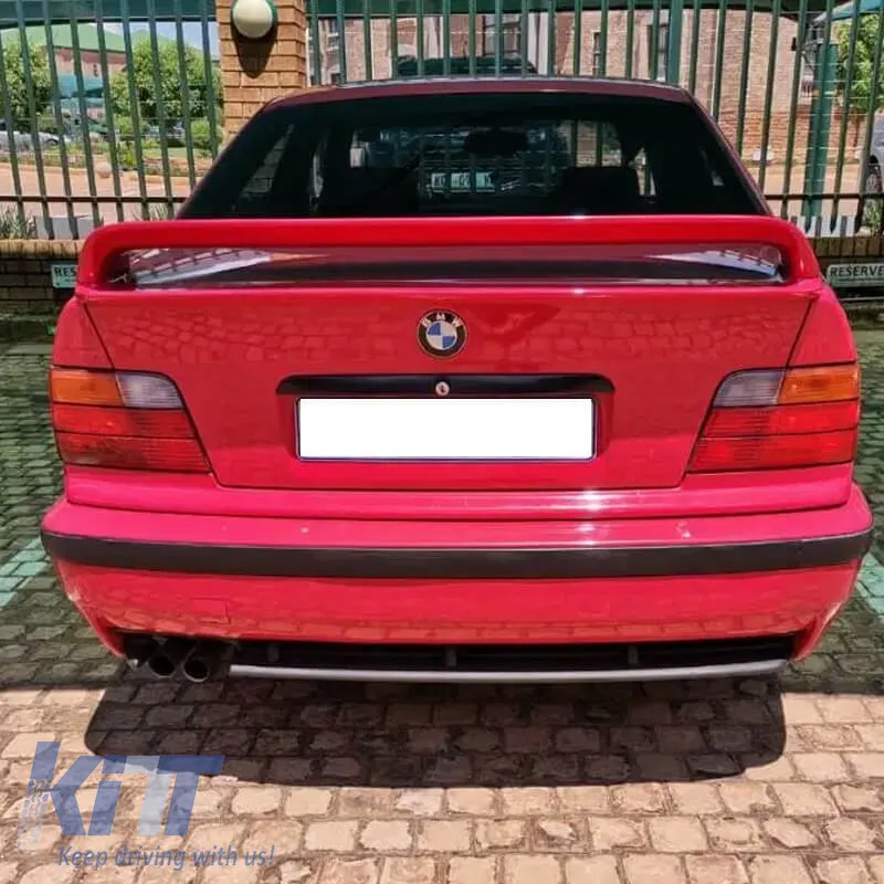 Trunk Spoiler suitable for BMW 3 E36 90-99 Coupe M3 GT-Look from ABS Plastic
