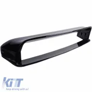 Trunk Spoiler suitable for BMW 3 E36 90-99 Sedan / Coupe M3 GT-Look XL with Spacers Glossy Black from ABS Plastic 4 Pcs-image-6325852