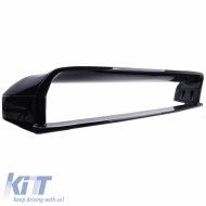 Trunk Spoiler suitable for BMW 3 E36 90-99 Sedan / Coupe M3 GT-Look XL with Spacers Glossy Black from ABS Plastic 4 Pcs