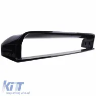 Trunk Spoiler suitable for BMW 3 E36 90-99 Sedan / Coupe M3 GT-Look XL with Spacers Glossy Black from ABS Plastic 4 Pcs-image-6325857