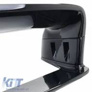 Trunk Spoiler suitable for BMW 3 E36 90-99 Sedan / Coupe M3 GT-Look XL with Spacers Glossy Black from ABS Plastic 4 Pcs-image-6325858