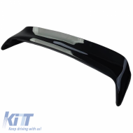 Trunk Spoiler suitable for BMW 3 E36 90-99 Sedan / Coupe M3 GT-Look XL with Spacers Glossy Black from ABS Plastic 4 Pcs