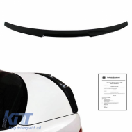 Trunk Spoiler suitable for BMW 3 E92 05-11 M4 Look Lipspoiler from ABS Plastic Glossy Black - CGRTSB6042258