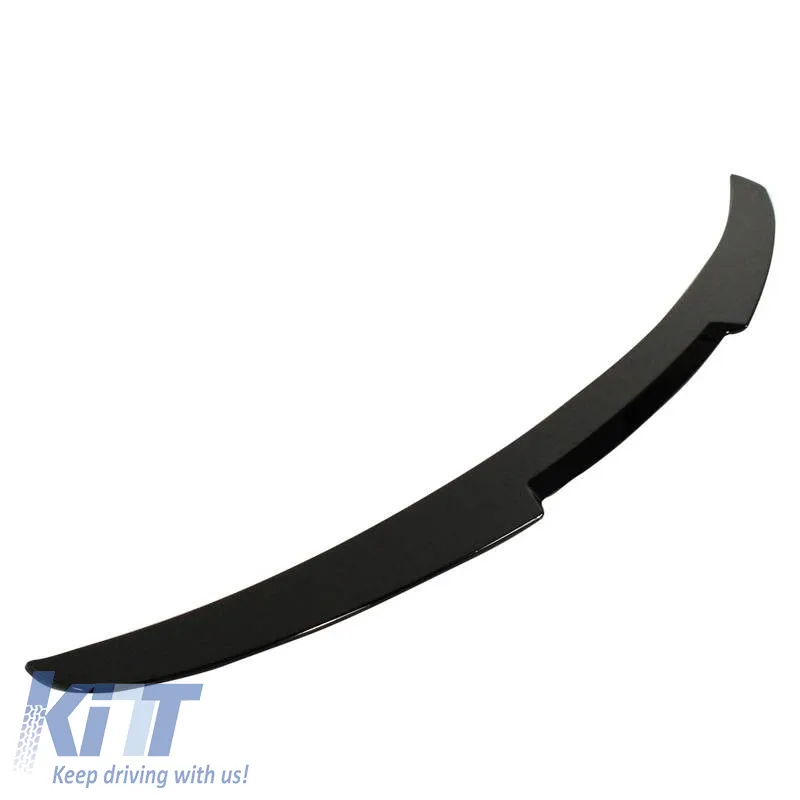 Trunk Spoiler suitable for BMW 3 E92 05-11 M4 Look Lipspoiler from ABS Plastic Glossy Black