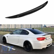 Trunk Spoiler suitable for BMW 3 E92 05-11 M Performance Design Design Look from ABS Plastic Glossy Black-image-6314399
