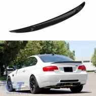 Trunk Spoiler suitable for BMW 3 E92 05-11 M Performance Design Design Look from ABS Plastic Glossy Black-image-6315482