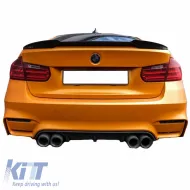 Trunk Spoiler suitable for BMW 3 F30 11-19 M4 Look Lipspoiler made from Polyurethane-image-6295075