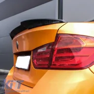 Trunk Spoiler suitable for BMW 3 F30 11-19 M4 Look Lipspoiler made from Polyurethane-image-6295076