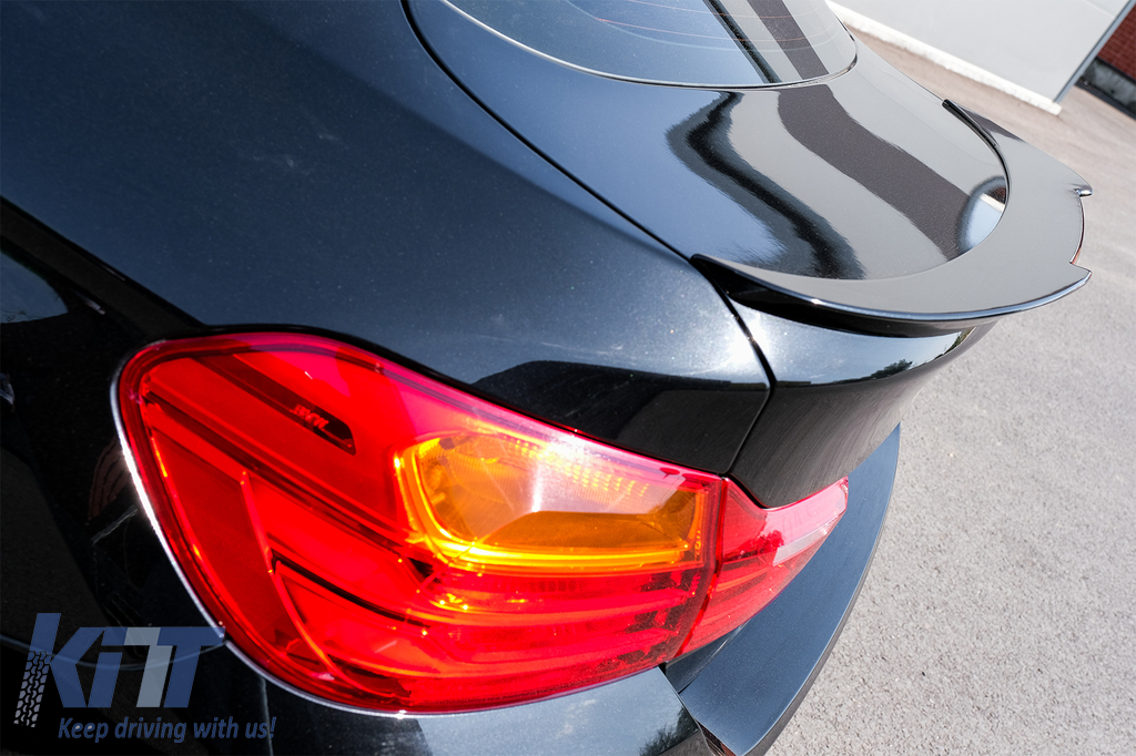 Trunk Spoiler Suitable For Bmw 4 Series Gran Coupe F36 14 Up M4 Csl Design Piano Black Carpartstuning Com