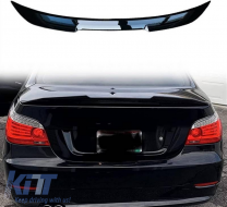 Trunk Spoiler suitable for BMW 5 E60 03-11 M4 Look Lipspoiler Glossy Black from ABS Plastic - CGRTSB6042265