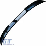 Trunk Spoiler suitable for BMW 5 E60 03-11 M4 Look Lipspoiler Glossy Black from ABS Plastic-image-6325890