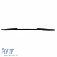 Trunk Spoiler suitable for BMW 5 F10 11-17 M4 Look Lipspoiler from ABS plastic glossy black-image-6298249
