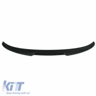Trunk Spoiler suitable for BMW 5 F10 11-17 M4 Look Lipspoiler from ABS plastic glossy black-image-6298250