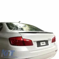 Trunk Spoiler suitable for BMW 5 F10 11-17 M4 Look Lipspoiler from ABS plastic glossy black-image-6298256