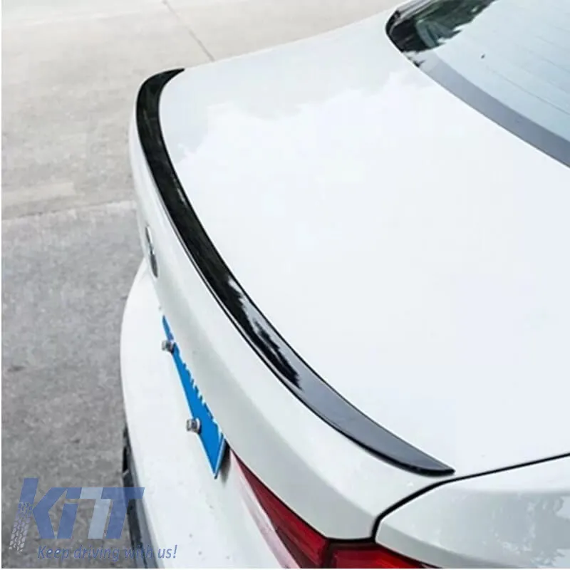 Trunk Spoiler suitable for BMW 5 G30 17+ M5 Look Lipspoiler Glossy Black from ABS