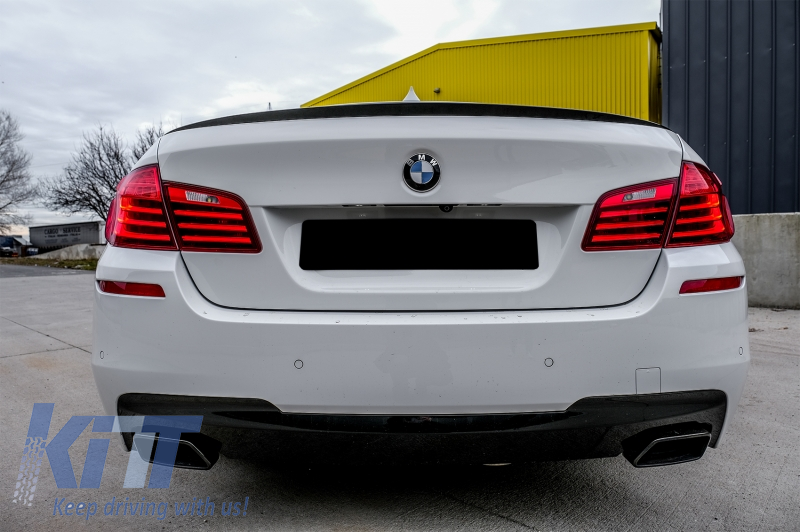 BMW F10 5 Series Yrs 10 - 15 Msport Boot spoiler M5 Style Plastic