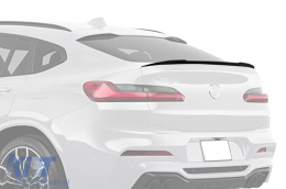 Trunk spoiler suitable for BMW X4 G02 after 2018, unpainted - ABSB6018642
