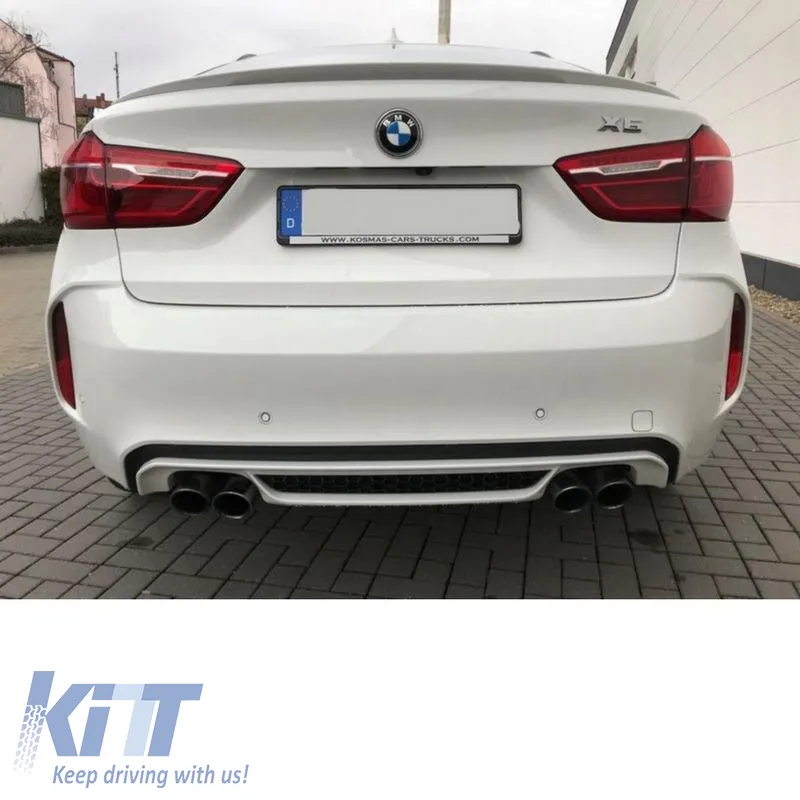 Trunk Spoiler suitable for BMW X6 F16 15-19 M Performance Design Design Look from ABS Plastic