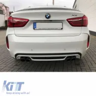 Trunk Spoiler suitable for BMW X6 F16 15-19 M Performance Design Design Look from ABS Plastic-image-6312146