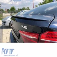 Trunk Spoiler suitable for BMW X6 F16 15-19 M Performance Design Design Look from ABS Plastic-image-6312147