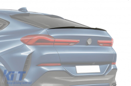 image-27-Trunk spoiler suitable for BMW X6 G06 after 2020, unpainted