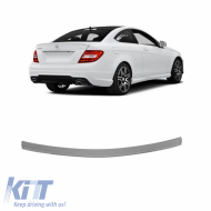 Trunk Spoiler suitable for Mercedes-Benz C-Class W204 Coupe 07-14 A Design Look Lipspoiler made from ABS Plastic
