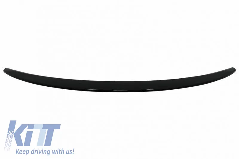 Trunk Spoiler suitable for Mercedes-Benz C-Class C205 Coupe 14-21 A Design look Lipspoiler From Abs Plastic Glossy Black