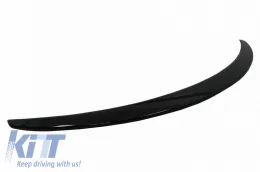 Trunk Spoiler suitable for Mercedes-Benz C-Class C205 Coupe 14-21 A Design look Lipspoiler From Abs Plastic Glossy Black-image-6329271