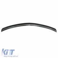 Trunk Spoiler suitable for Mercedes-Benz C-Class W204 07-14 A Design Look Lipspoiler from ABS Plastic Glossy Black