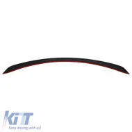 Trunk Spoiler suitable for Mercedes-Benz E-Class W213 16+ Abs Plastic Piano Black-image-6312826