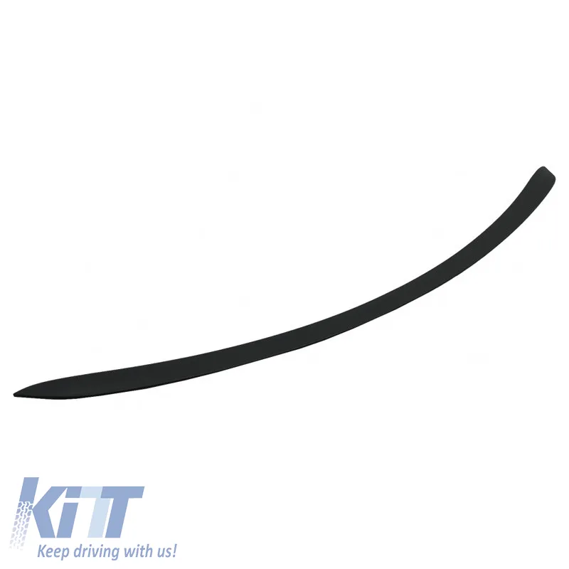 Trunk Spoiler suitable for Mercedes-Benz E-Class W213 16+ Plastic Matte Black