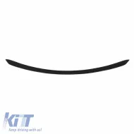 Trunk Spoiler suitable for Mercedes-Benz E-Class W213 16+ ABS Plastic Piano Black-image-6313802