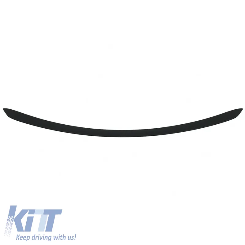 Trunk Spoiler suitable for Mercedes-Benz E-Class W213 16+ Plastic Matte Black