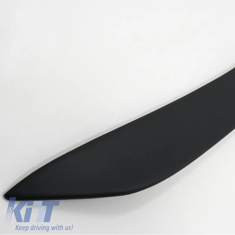 Trunk Spoiler suitable for Mercedes-Benz E-Class W213 16+ Plastic Matte Black