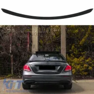 Trunk Spoiler suitable for Mercedes-Benz E-Class W213 16+ Plastic Matte Black-image-6313862