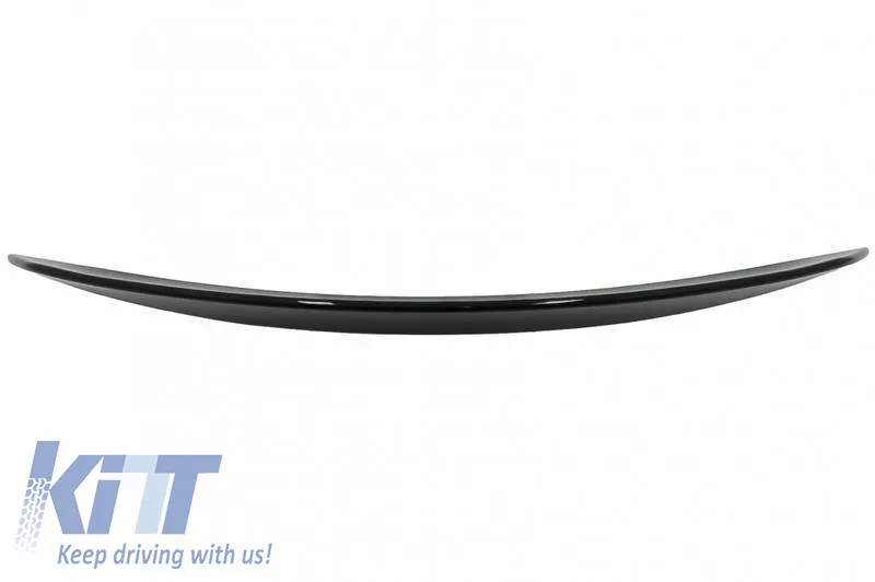 Trunk Spoiler suitable for Mercedes-Benz E-Class C238 Coupe 2016+ ABS Plastic Piano Black