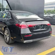 Trunk Spoiler suitable for Mercedes-Benz E-Class W214 2024+ A Design E63S V2 Look ABS Plastic Piano Black-image-6320698