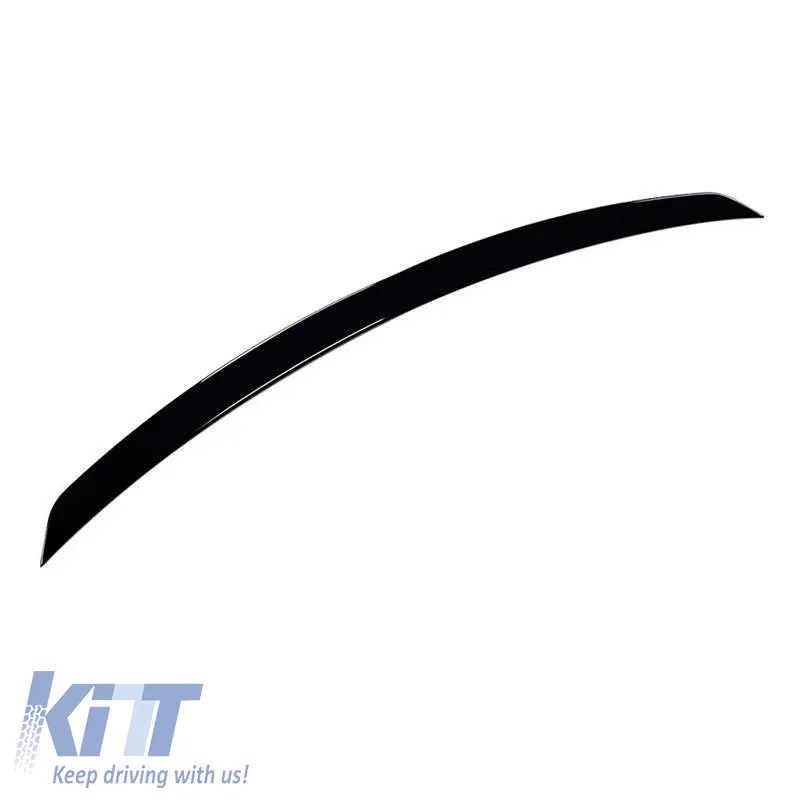 Trunk Spoiler suitable for Mercedes-Benz E-Class W214 2024+ A Design E63S V2 Look ABS Plastic Piano Black