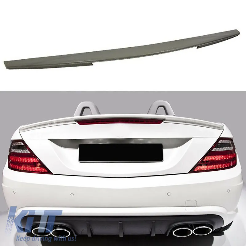 Trunk Spoiler suitable for Mercedes-Benz SLK R172 11-19 A Design Look Lipspoiler made from ABS Plastic