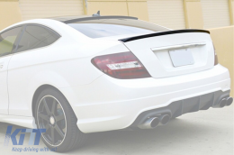 Trunk spoiler suitable for Mercedes C-Class C204 Coupe 2011-2014, unpainted - ABTSM6018573