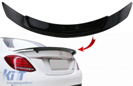 image-54-Trunk Spoiler suitable for Mercedes C-Class W205 (2014-2020) GTS-Design Piano Black