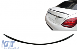 Trunk Spoiler suitable for Mercedes C-Class W205 Limousine (2014-2020) Piano Black - TSMBW205A