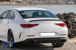 Trunk spoiler suitable for Mercedes CLS C257 after 2018, unpainted-image-6227968